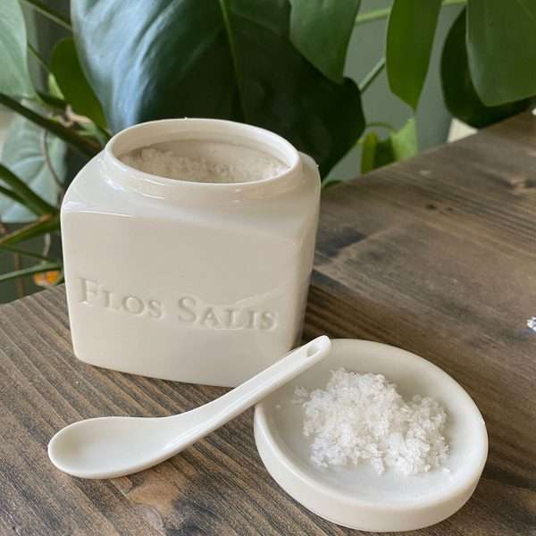 Marisol Mini Keramik Salzlöffel weiß